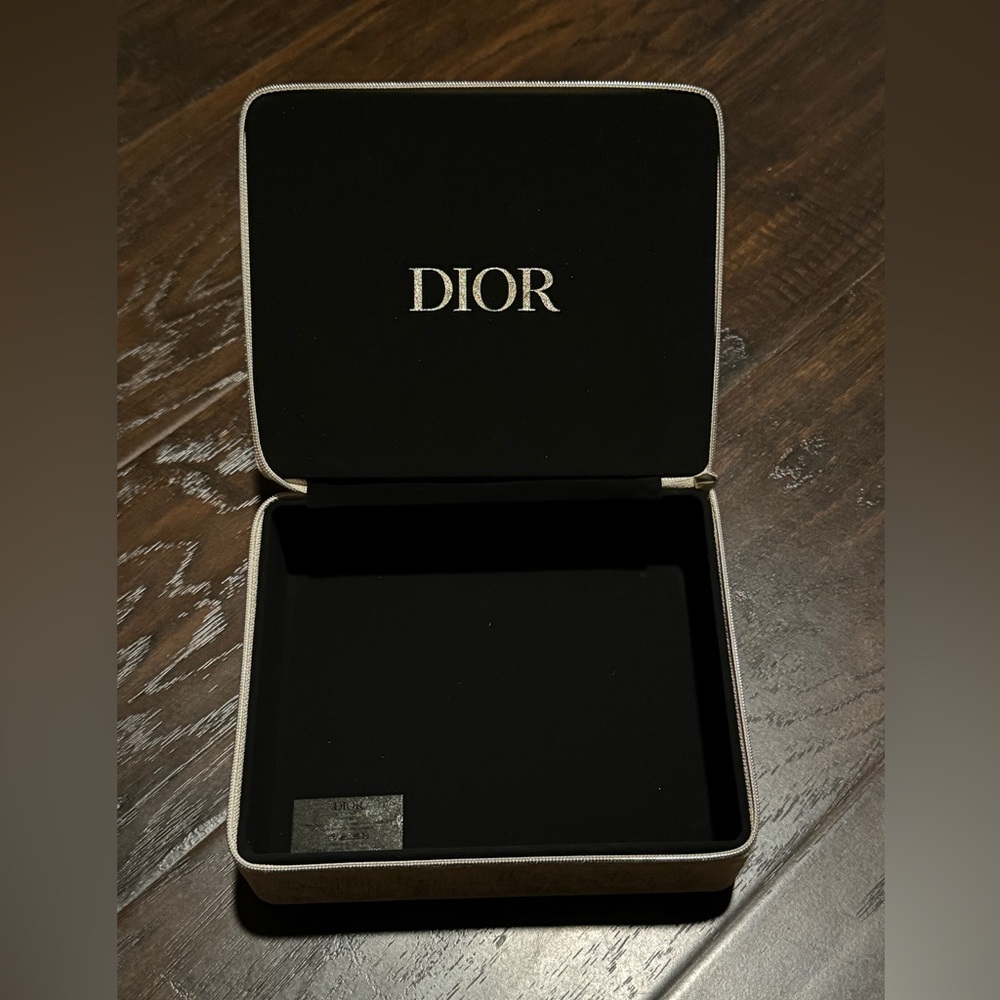 Dior Black and Silver Jewelry Box